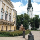 MESTO SPIŠSKÁ NOVÁ VES: Záber na Miesto prianí, Radnicu a vežu v pozadí