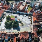 MESTO ROŽŇAVA: Námestie baníkov v Rožňave